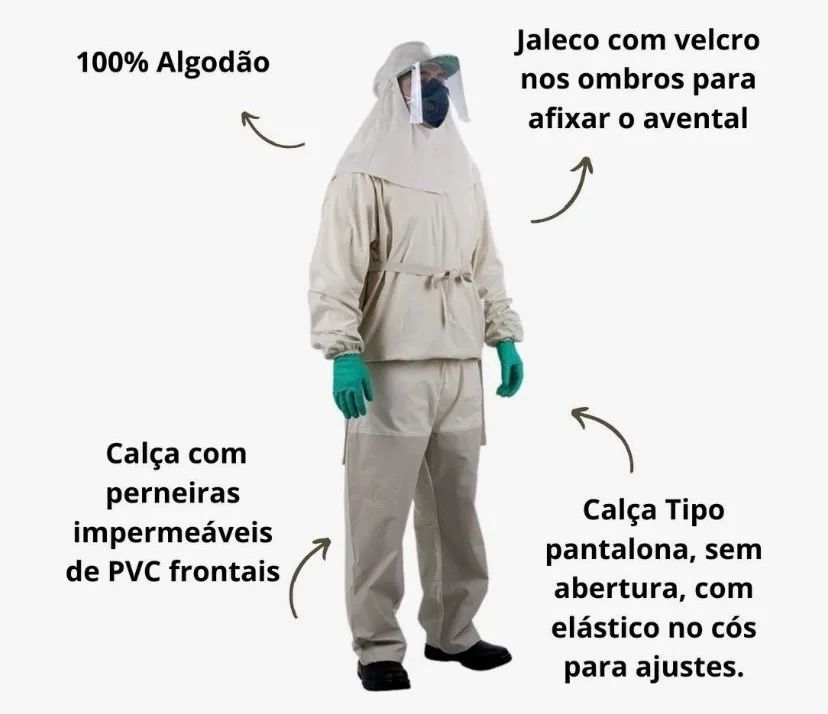 Roupa de segurança para proteção química EPI - Foto 2