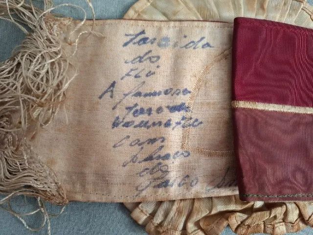 Faixa do Fluminense campeão 1967 na base - autografada - Foto 3