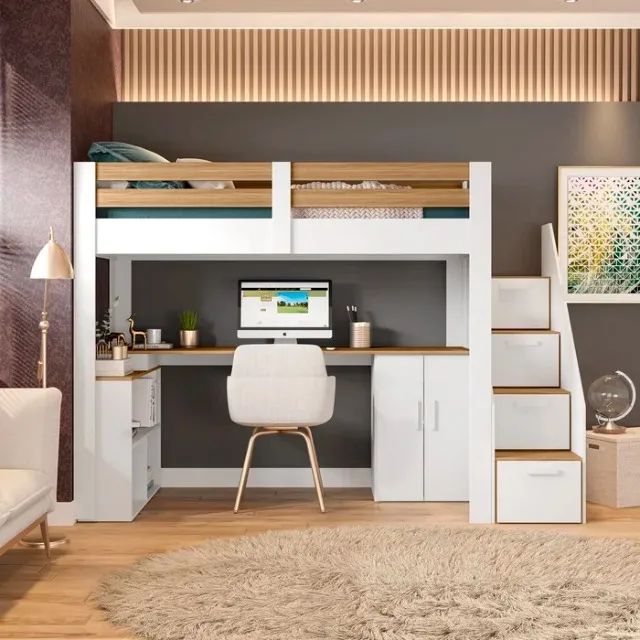 Cama solteiro, cama com escada  - Foto 2