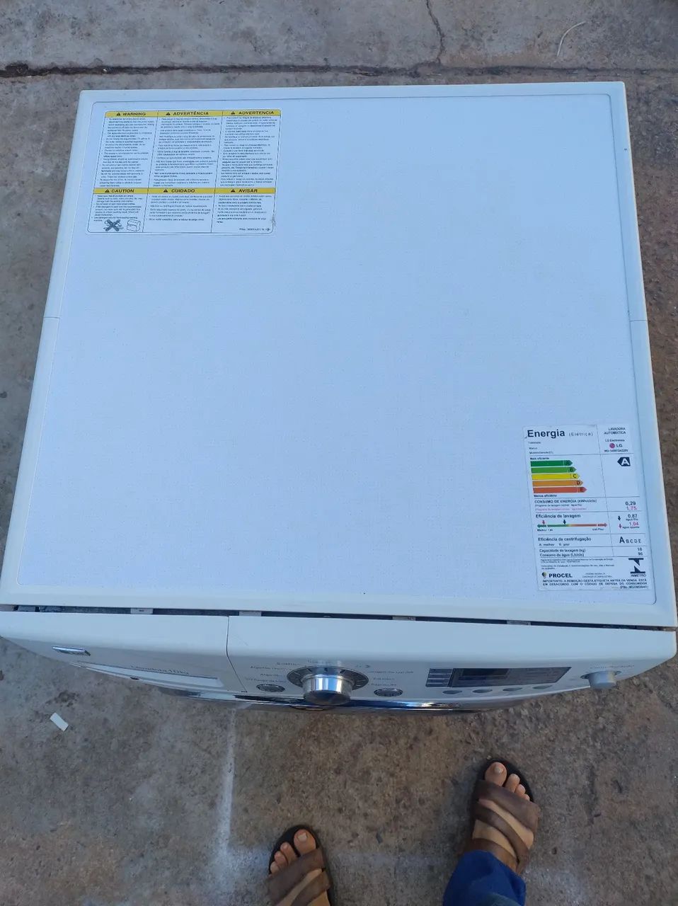 Lavadora lg  conservada com garantia  - Foto 4
