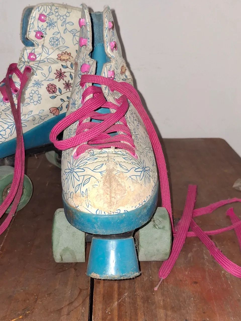 Patins Roller Floral Infantil 