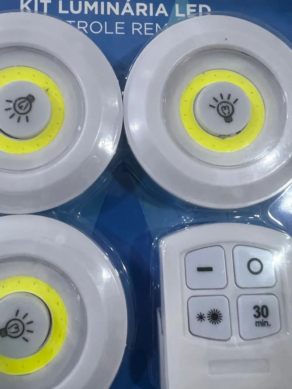 Kit Luminária LED com Controle Remoto