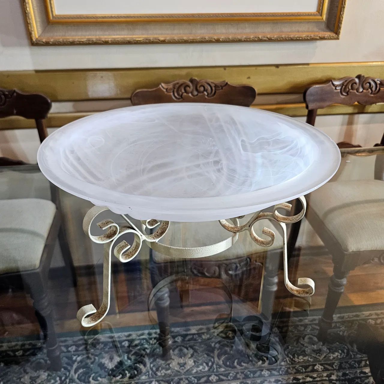 Decoração, fruteira ou centro de mesa antiga  - Foto 3
