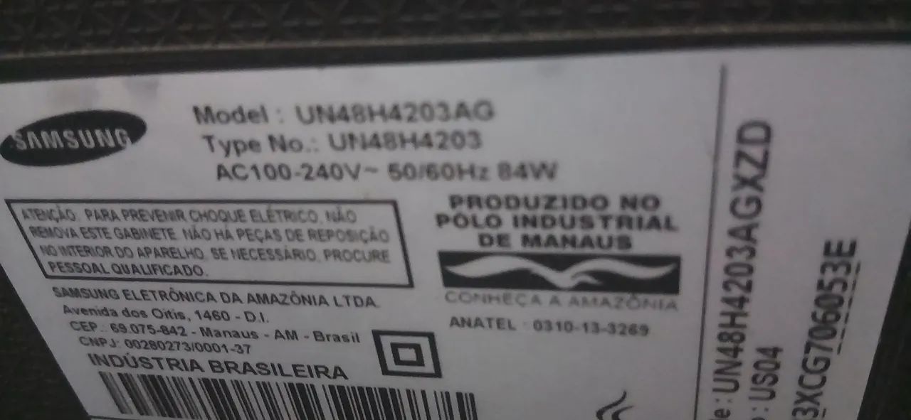 tv samsung 48 Smart $600 64310976809091124