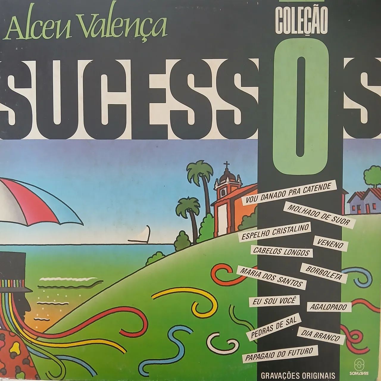 Disco de Vinil Alcêu Valença - Sucessos