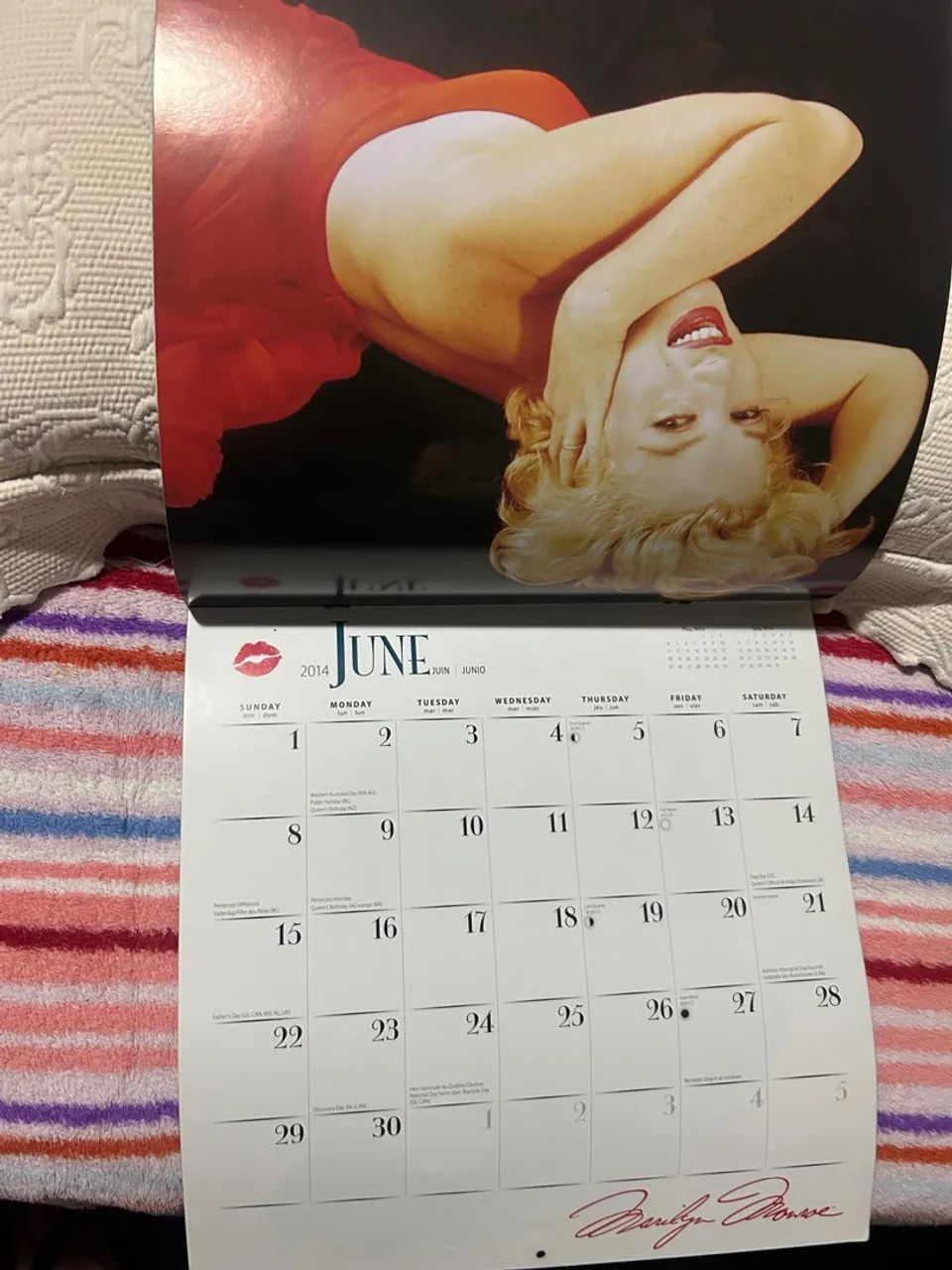 Calendário Luxo 2014 Marilyn Monroe - Foto 5