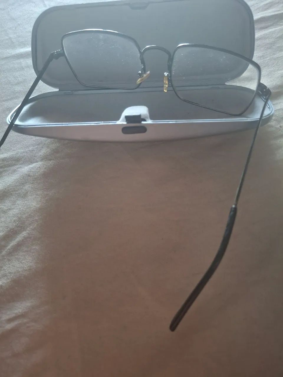 Armação de óculos de grau quadrado unissex  - Foto 2