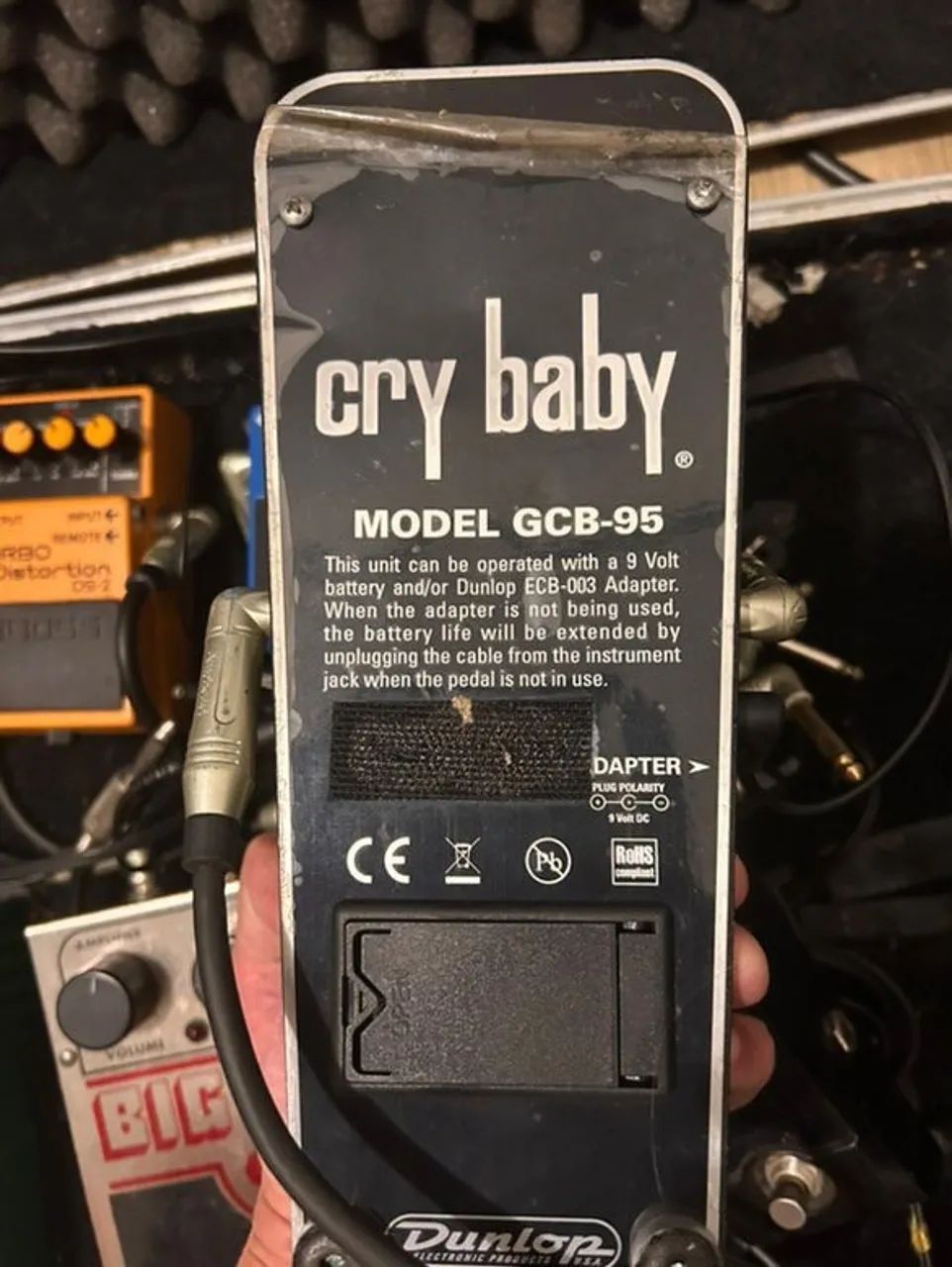 Pedal de Guitarra Dunlop Wah Wah Cry Baby GCB-95