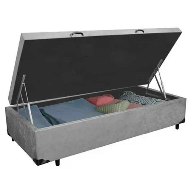 Cama Box Baú Solteiro 88x188 - Foto 2