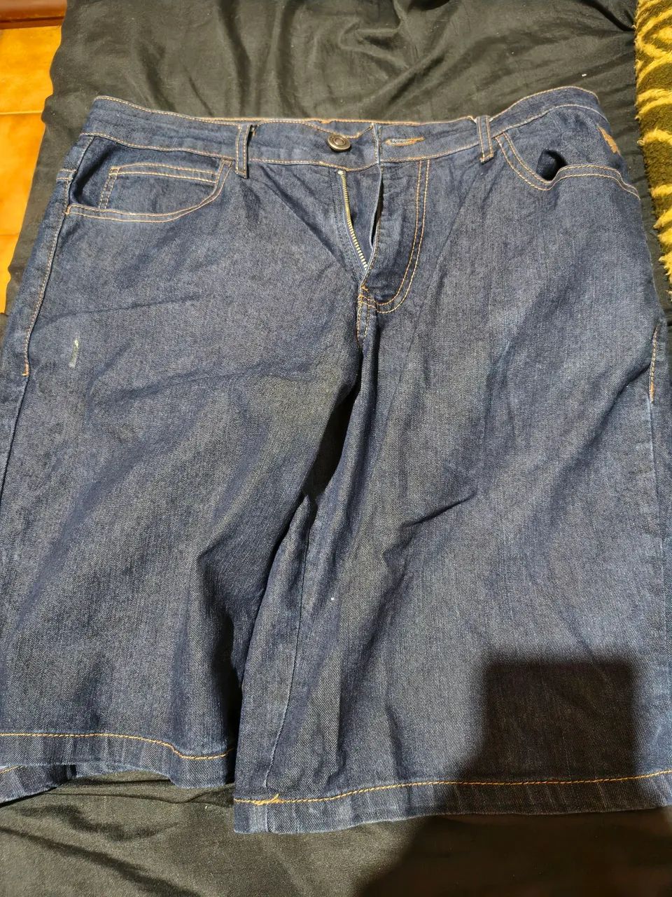 Bermuda jeans azul Cavalera tamanho 40. - Foto 4