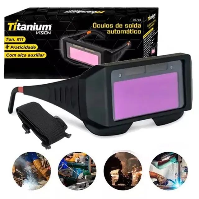 Óculos de Solda com Escurecimento Automático Tonalidade 11 Titanium