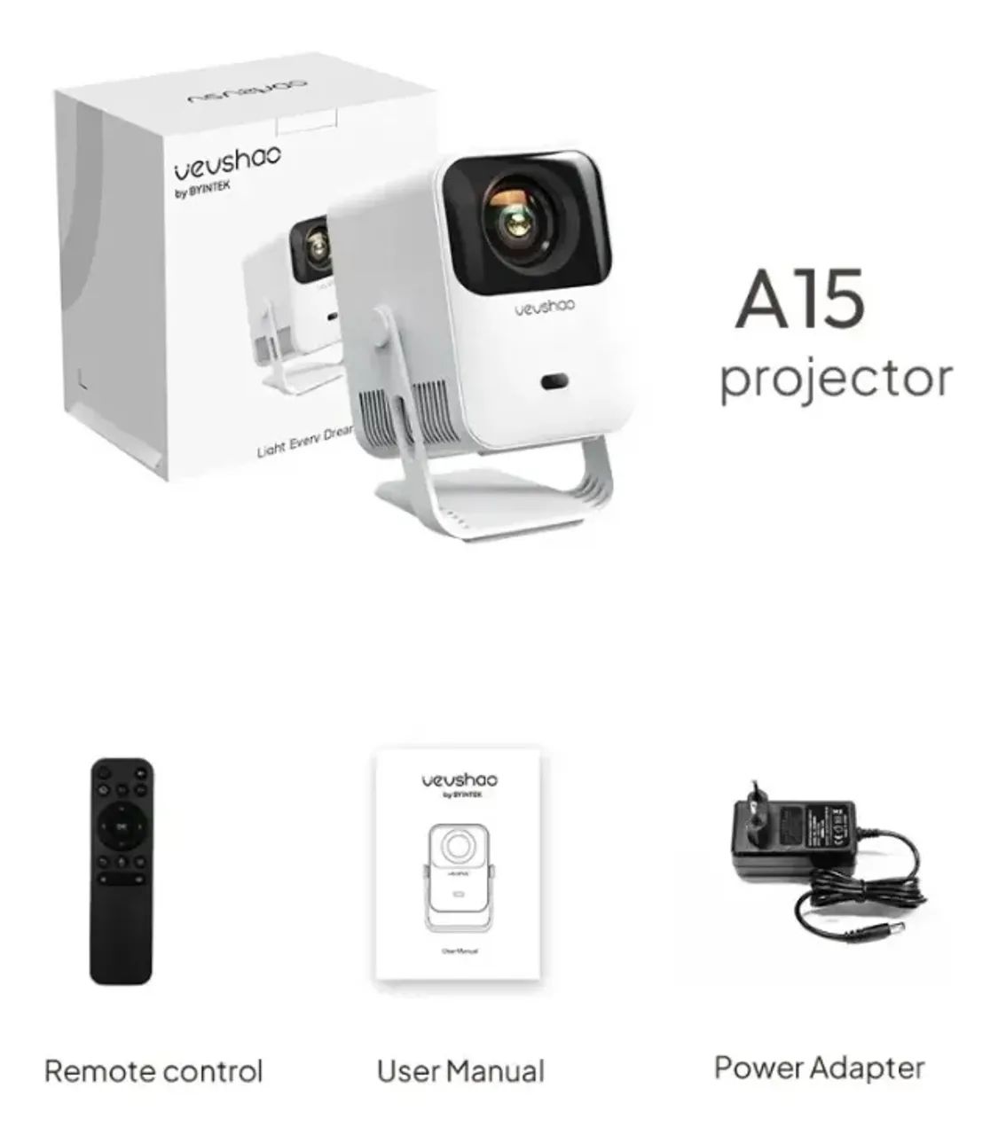 Projetor Vevshao A15 com Android 13 - Foto 2