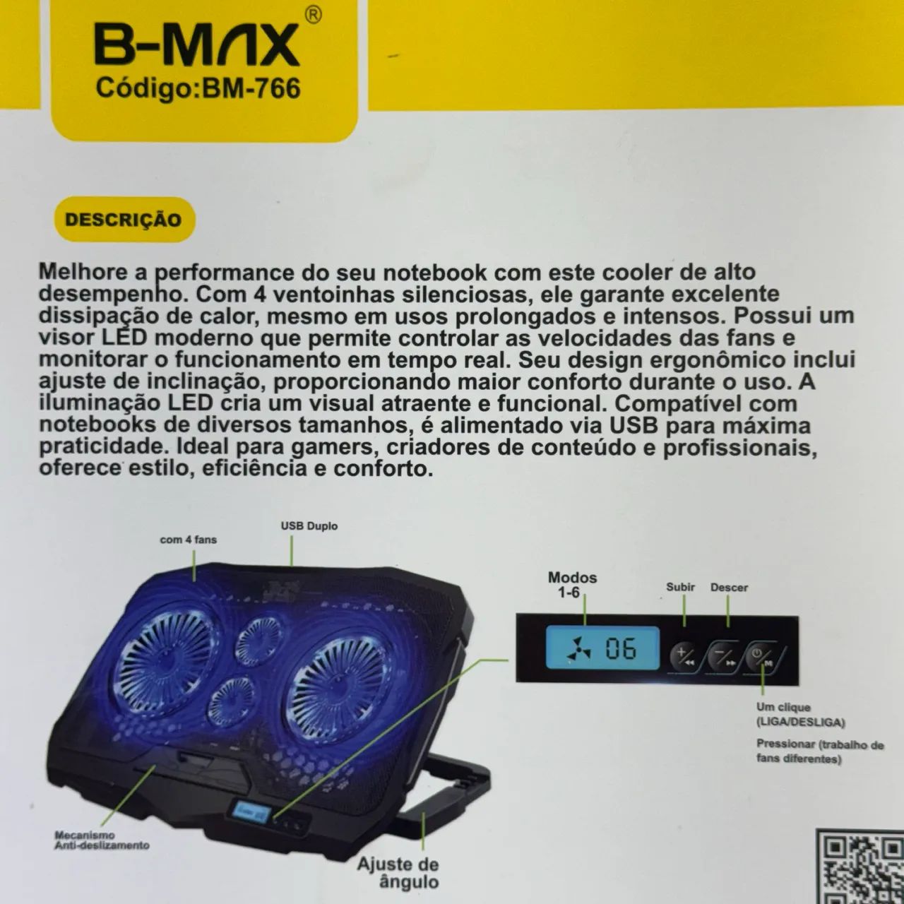 Suporte Para Notebook Com Cooler gamer - Foto 2