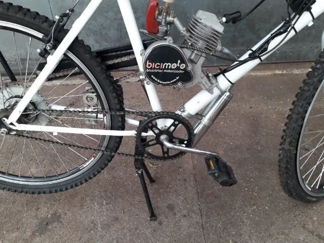 Bicicleta motorizada com pouquíssimo uso, praticamente nova