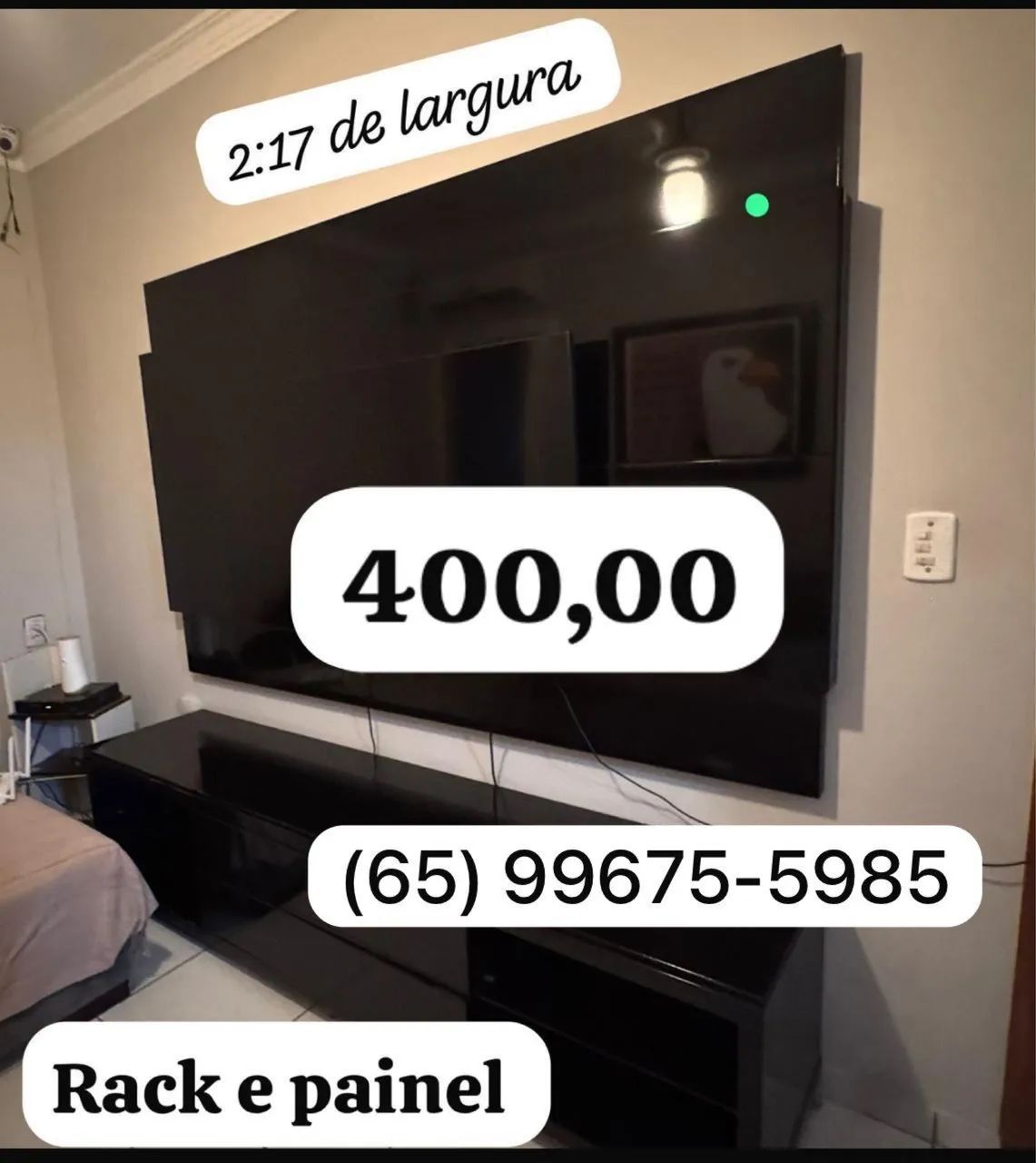 Rack com painel de TV64176424211074120