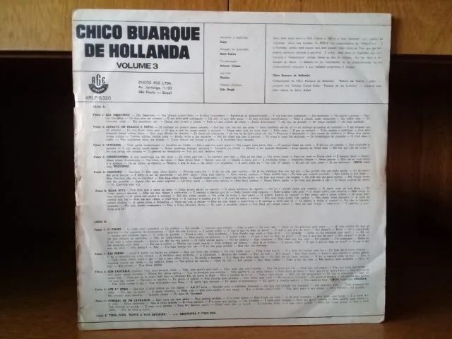 LP Chico Buarque vol 3 - Foto 3