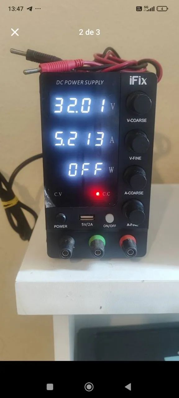 Fonte de Alimentação DC iFix 32V 5A