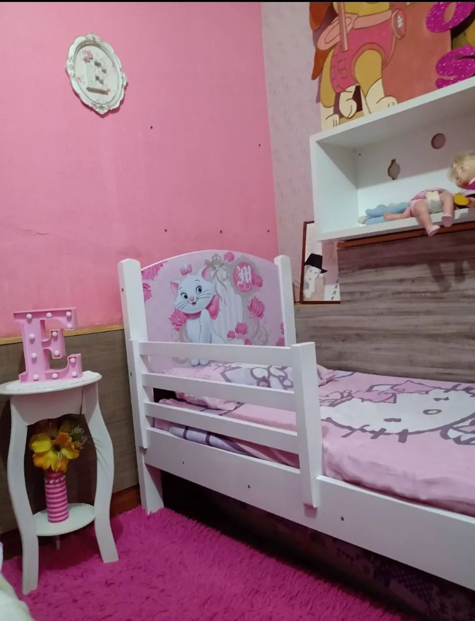 Cama Solteiro Menina Usada