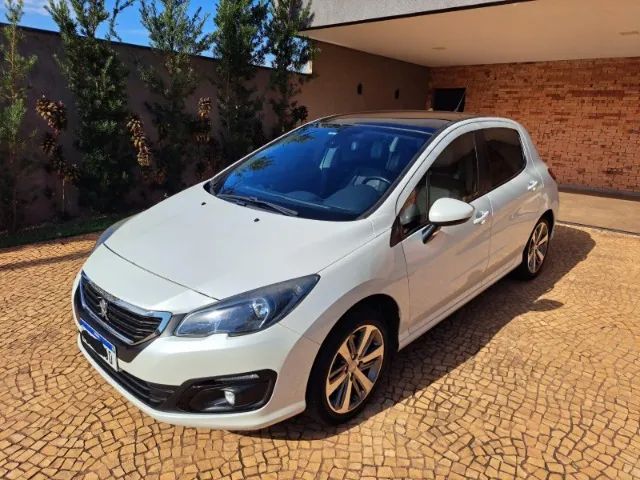 Segundo Dono Peugeot 308 THP 1.6 Turbo Automático 2017 branco perolizado - Foto 2