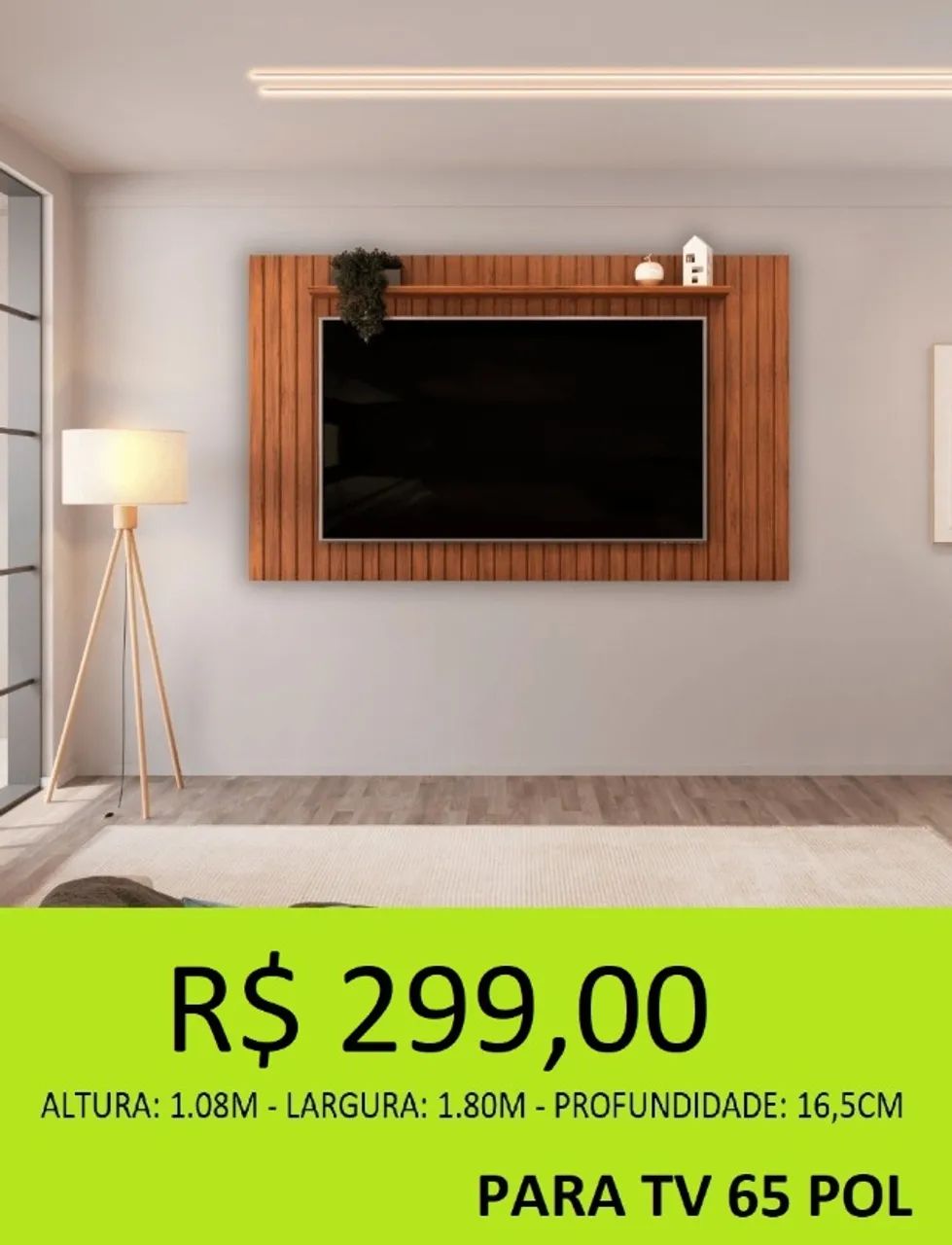 Painel para tvs de até 65 polegadas