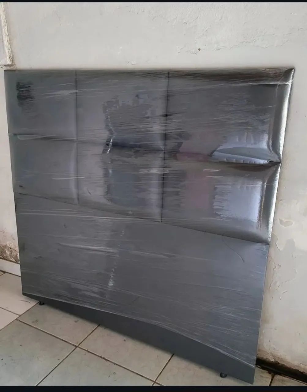 Cabeceira top de linha um otimo acolchoado  e um acabamento impecável  . Cuida  - Foto 3