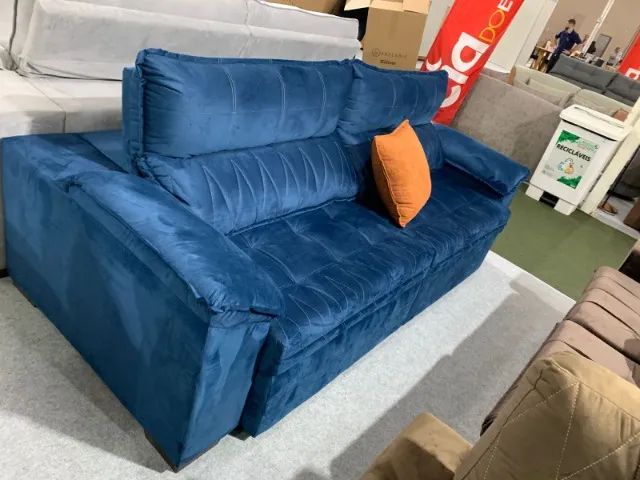 SOFÁ RETRATIL E RECLINAVEL 2,60MT - Foto 2