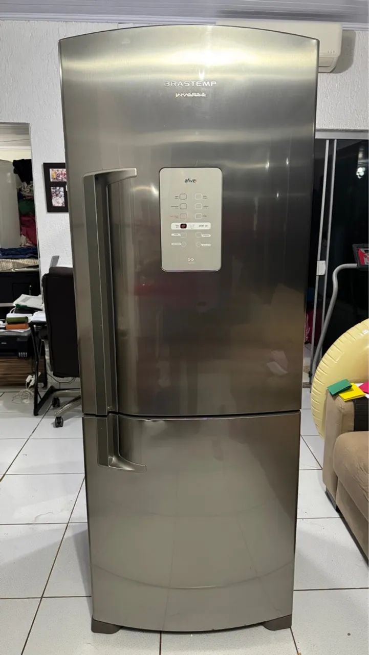 Geladeira Brastemp Inverse Inox 