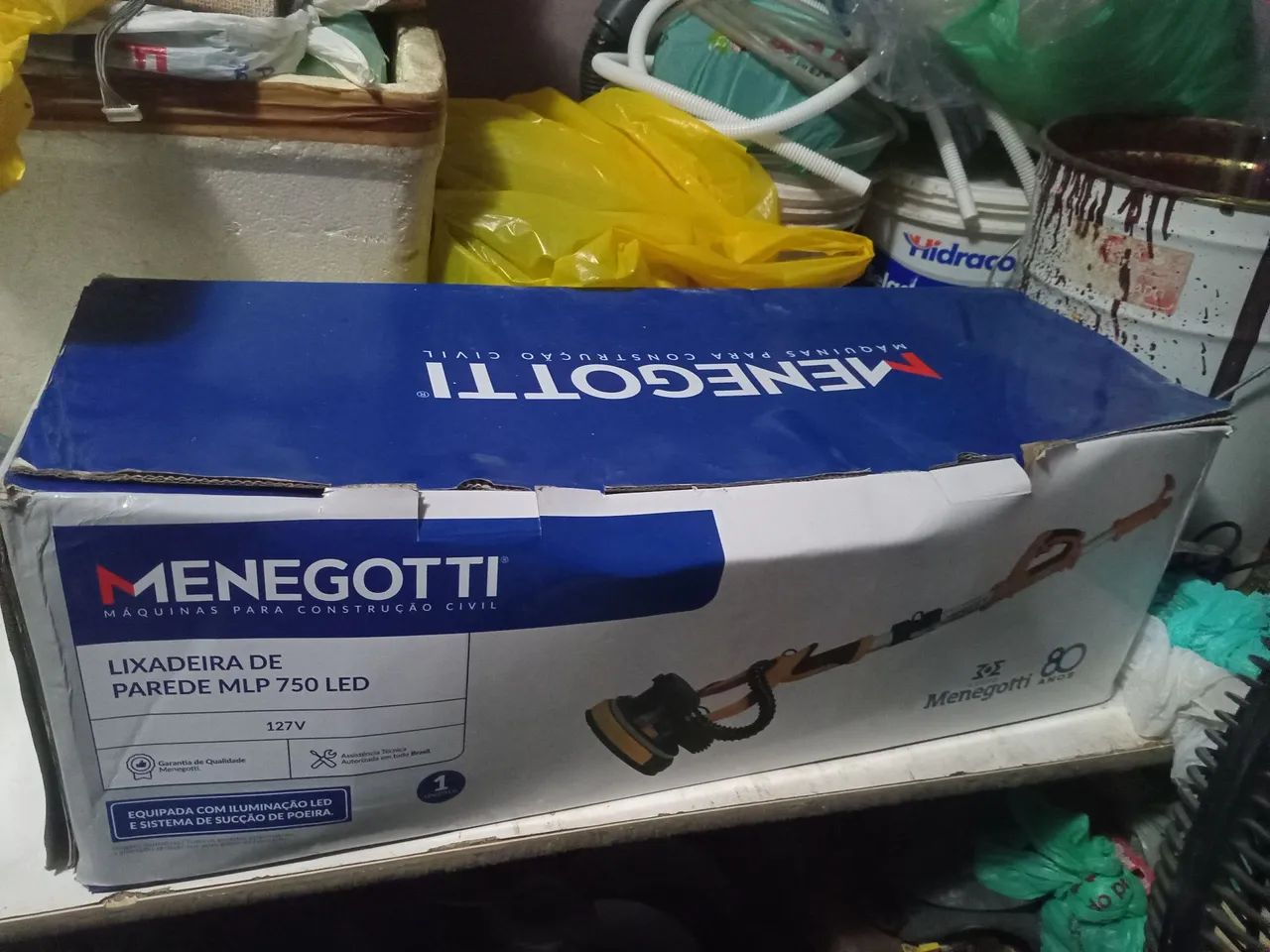 Lixadeira de Parede MLP 750 LED Menegotti - Foto 2