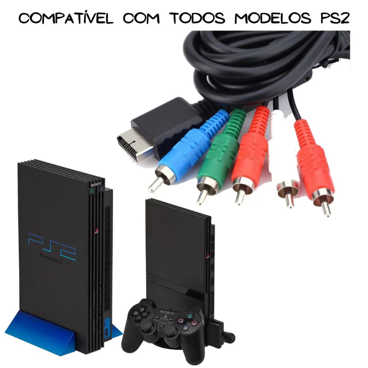 Cabo audio video componente av ps2 ps3 play station  - Foto 3