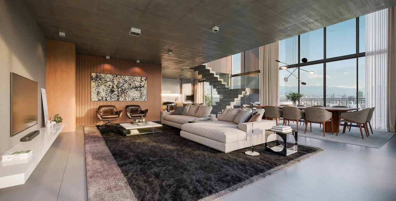 Água Verde Amplo Duplex com 3 Quartos e 342m² à Venda