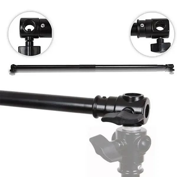 Barra Telescópica Retrátil em alumínio p/ Fundo Infinito Maximo 3 mts - 3 Seçoes - Foto 3