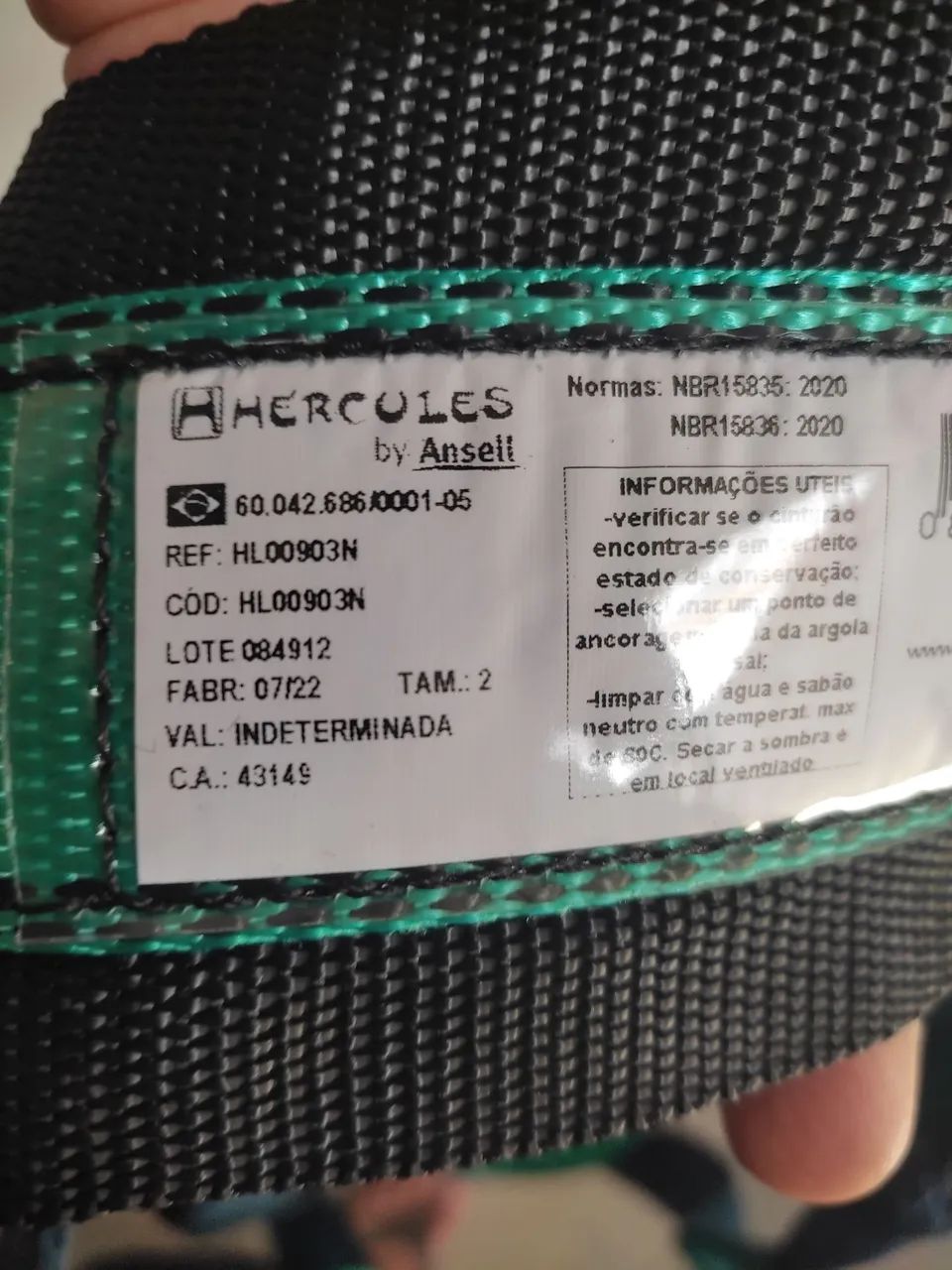 Cinturão Paraquedista Hércules / Hl00903n Tamanho P<br> - Foto 5