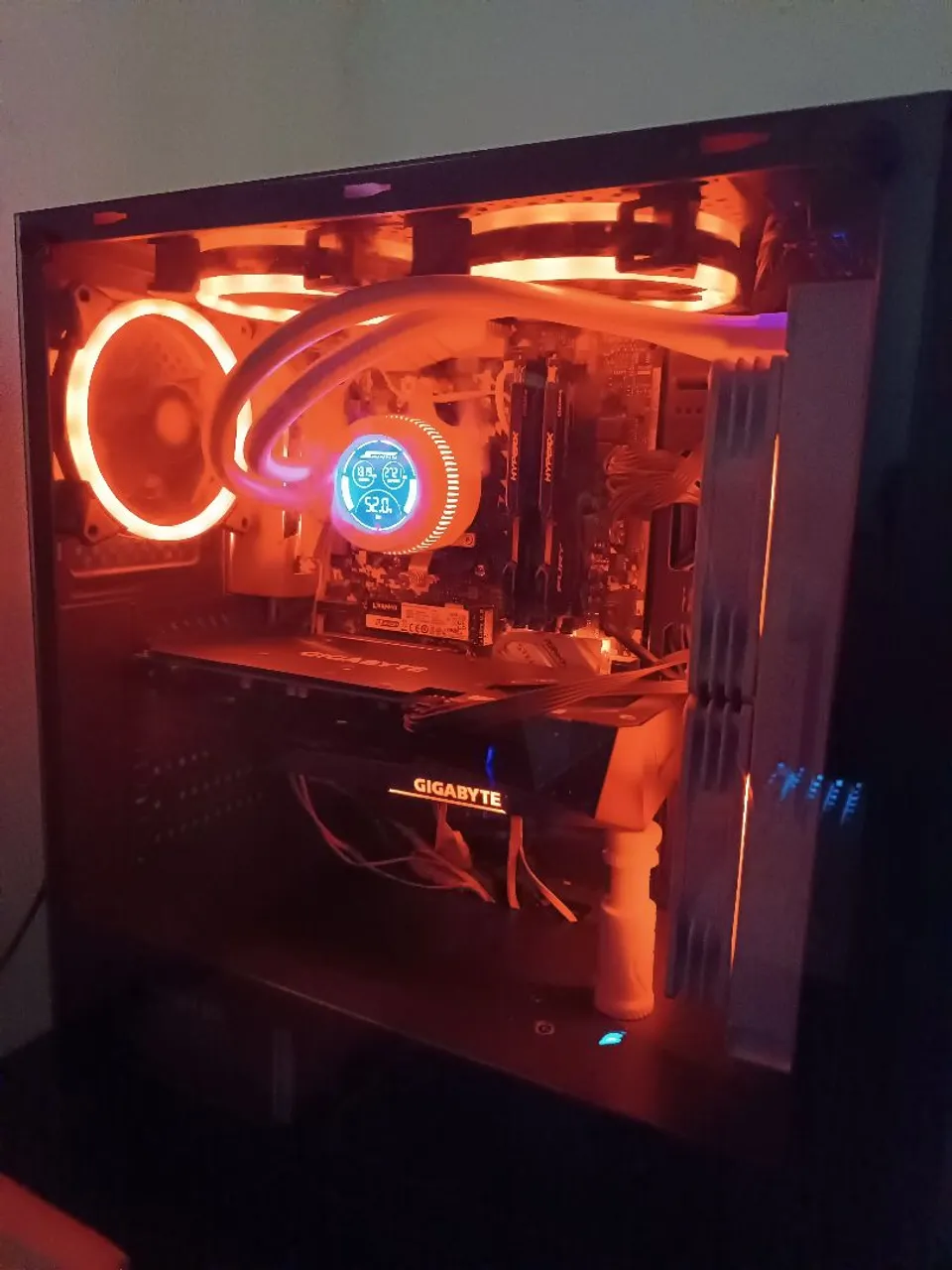 Kit Ryzen 5+Placa mãe+Ram+SSD+Water cooler