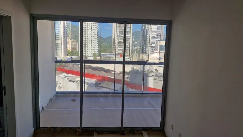 Porta de correr em vidro 