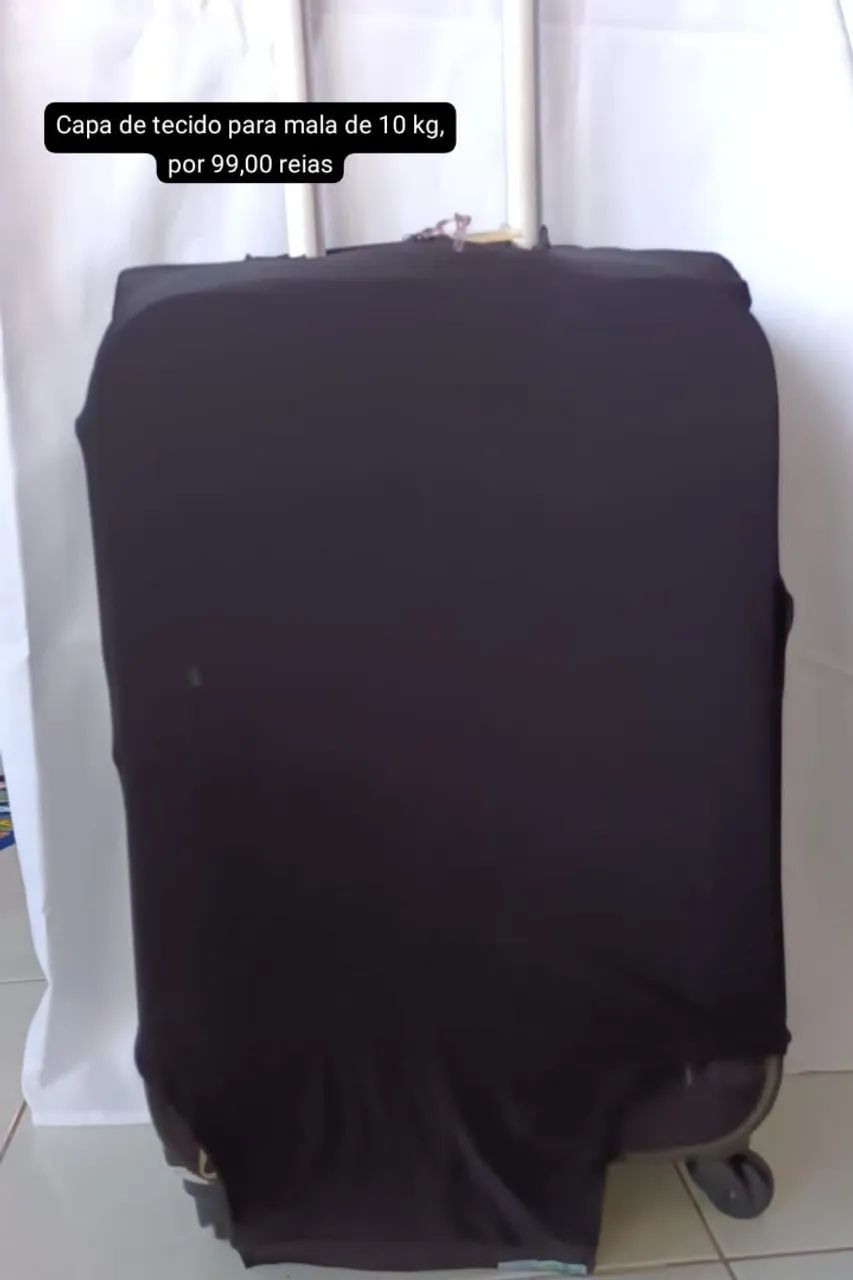 Capa de mala floral rosa 10kg - Foto 5