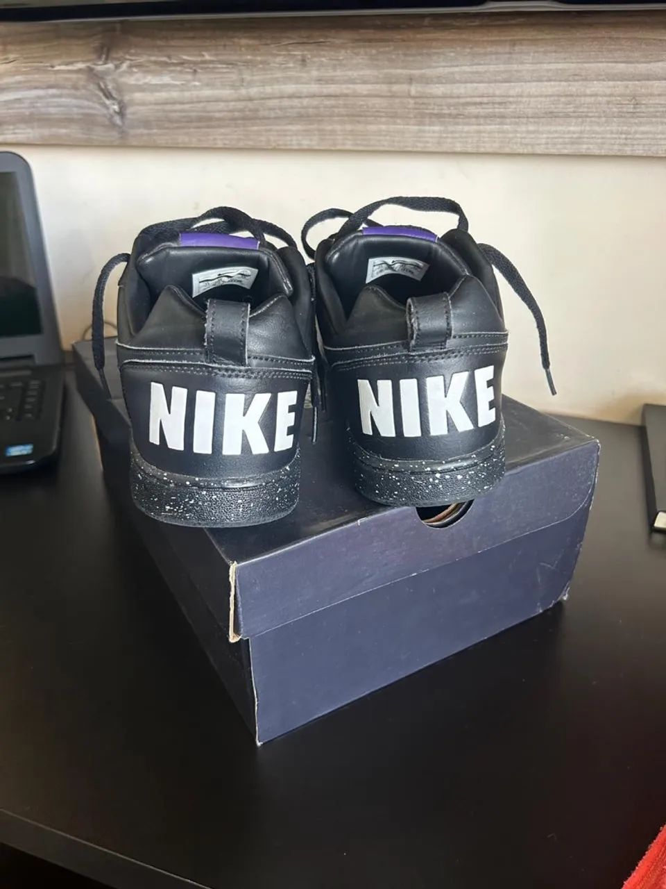 Tênis Nike Air Force 1 Preto - Foto 3