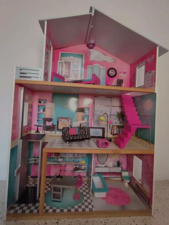 Casinha de Bonecas Tríplex da barbie - Foto 4