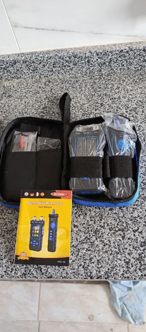 Scanner de manutenção em cabos de rede de internet 