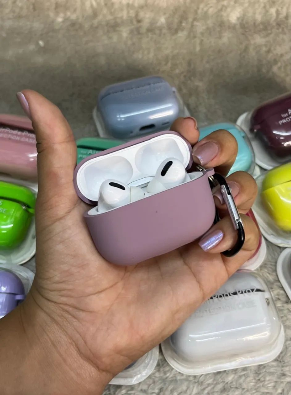 Case para Airpods - silicone Com Alça - Foto 2