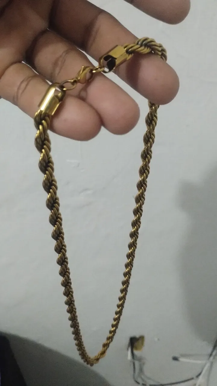 Corrente de moeda antiga 