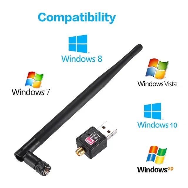 Antena Wi-fi Adaptador Wireless Usb Pc Notebook63824118884865120