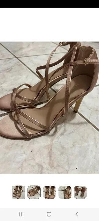 Sandália de salto 37 - Foto 2