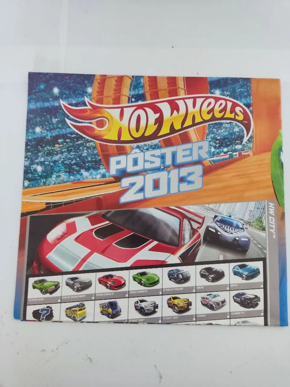 POSTER HOT WHEELS CATÁLOGO 2013