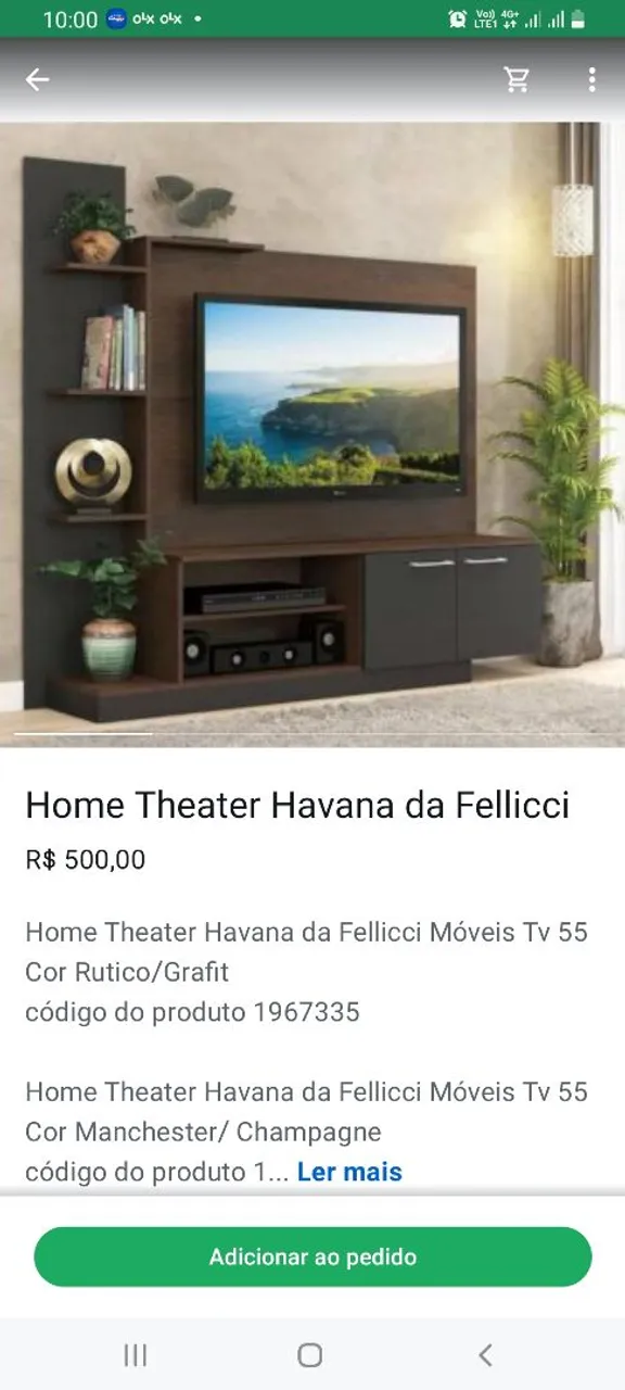 RACK Home Theater Havana da Fellicci Móveis Tv 55