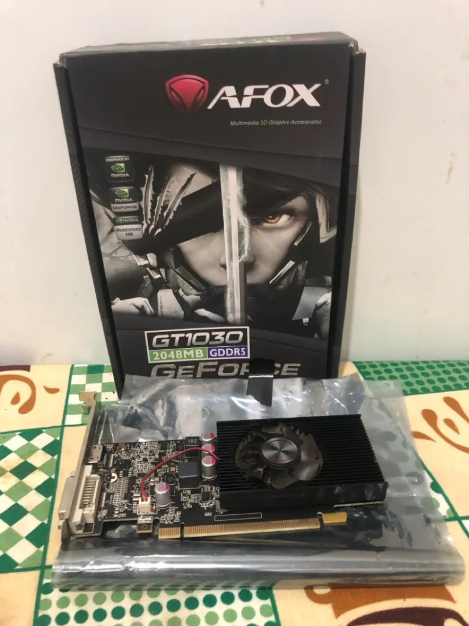 Placa de Vídeo AFOX GeForce GT 1030 2GB GDDR5