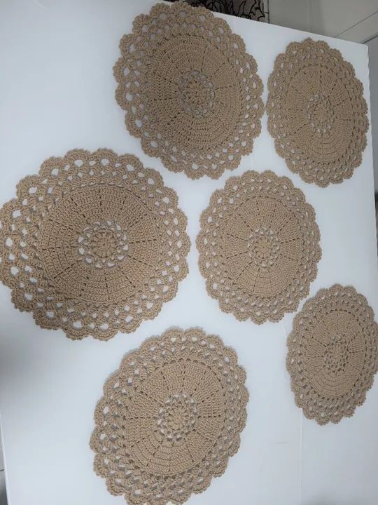 Jogo americano em croche  - Foto 4