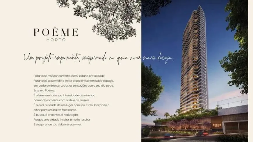 POÈME HORTO FLORESTAL - APARTAMENTO 04 SUÍTES 173M³ ALTO PADRÃO