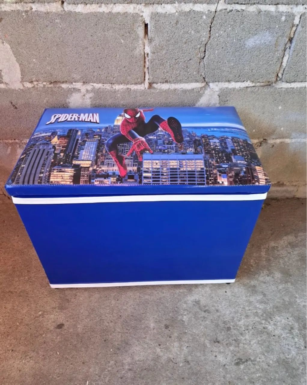 Baú Infantil Homem-Aranha novos 80x42