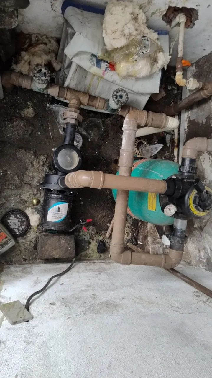 Manutenção de bomba de piscina 