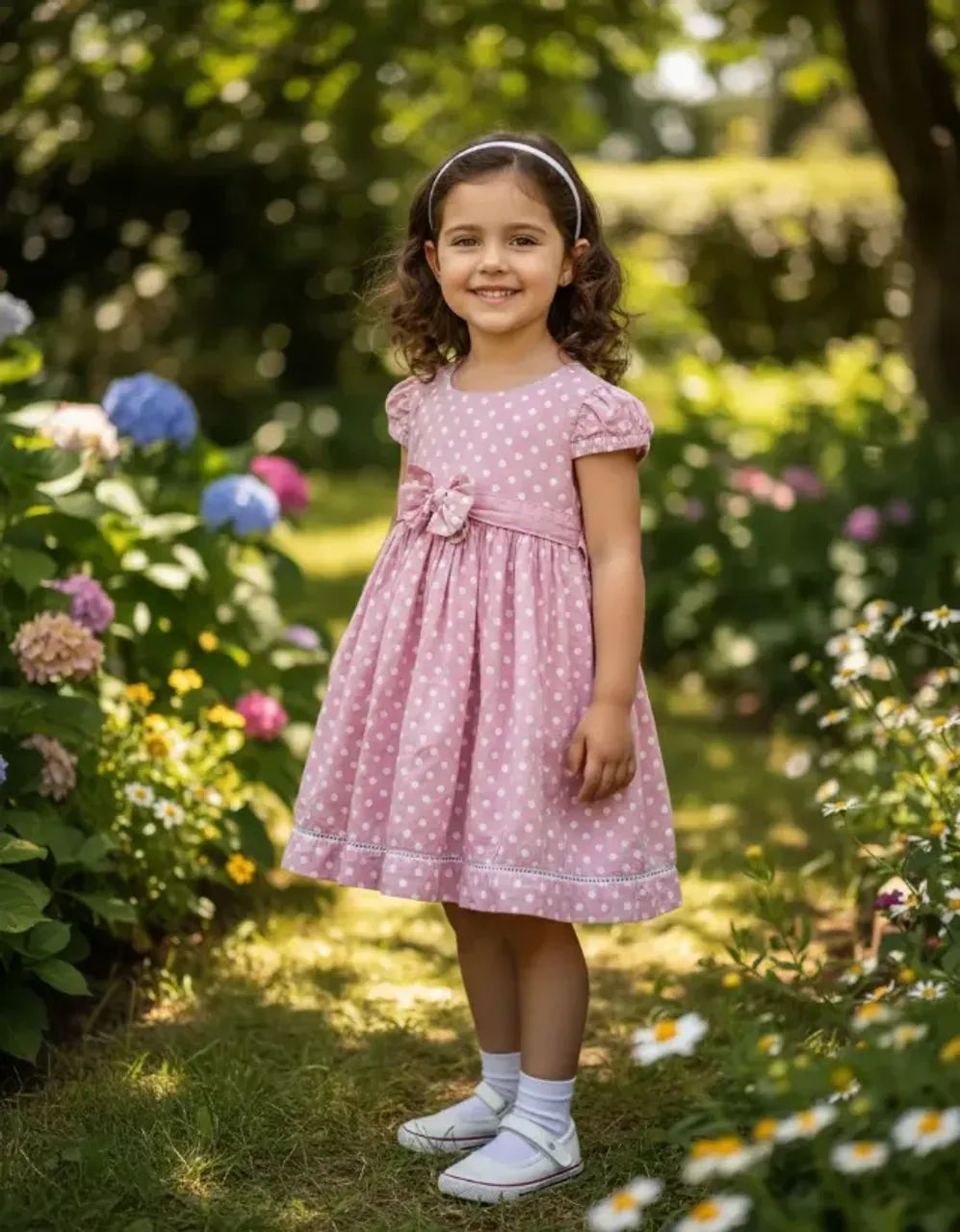 Vestido Infantil Algodão Doce